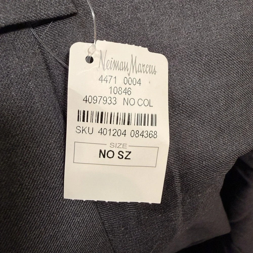 BRIONI Dress Pants Mens 40x31 Gray Trouser  100% Wool Cuffed NWT Business